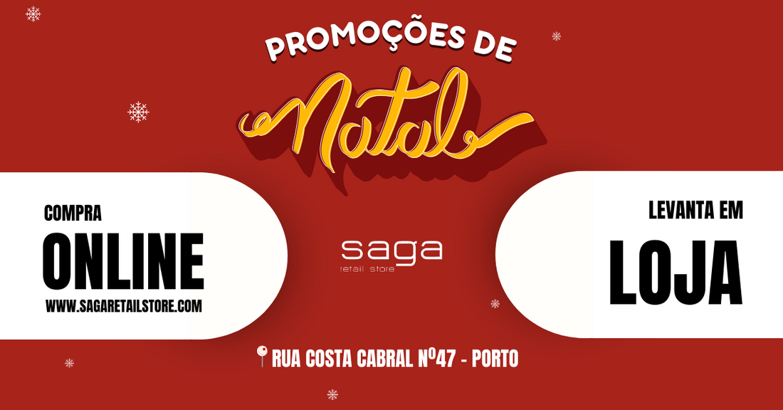 Saga Retail Store: Novidades Festivas - Recolha em Loja Disponível!