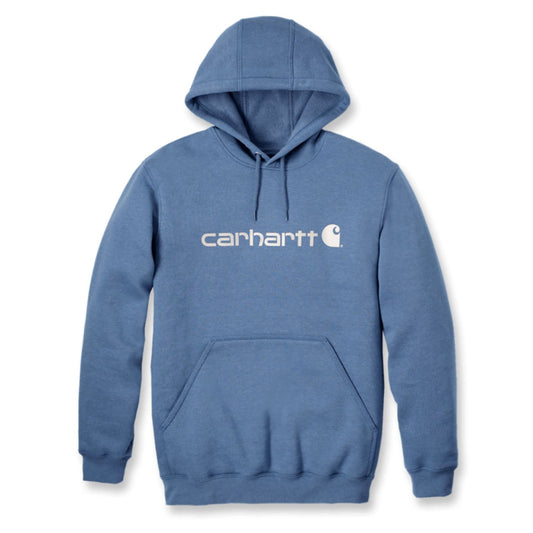 Sweatshirt c/Capuz Signature Logo Carhartt Azul Claro