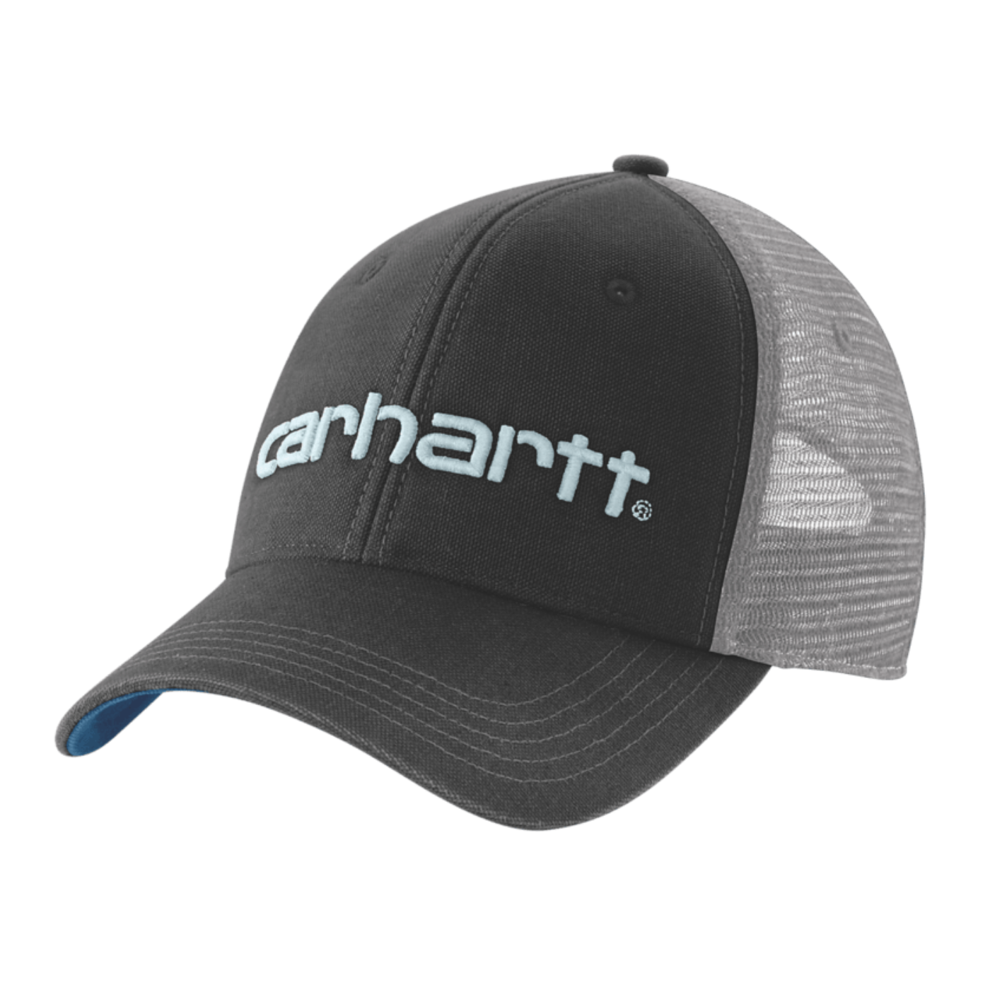 Carhartt Unisex Canvas Mesh-Back Logo Graphic Hat in Black