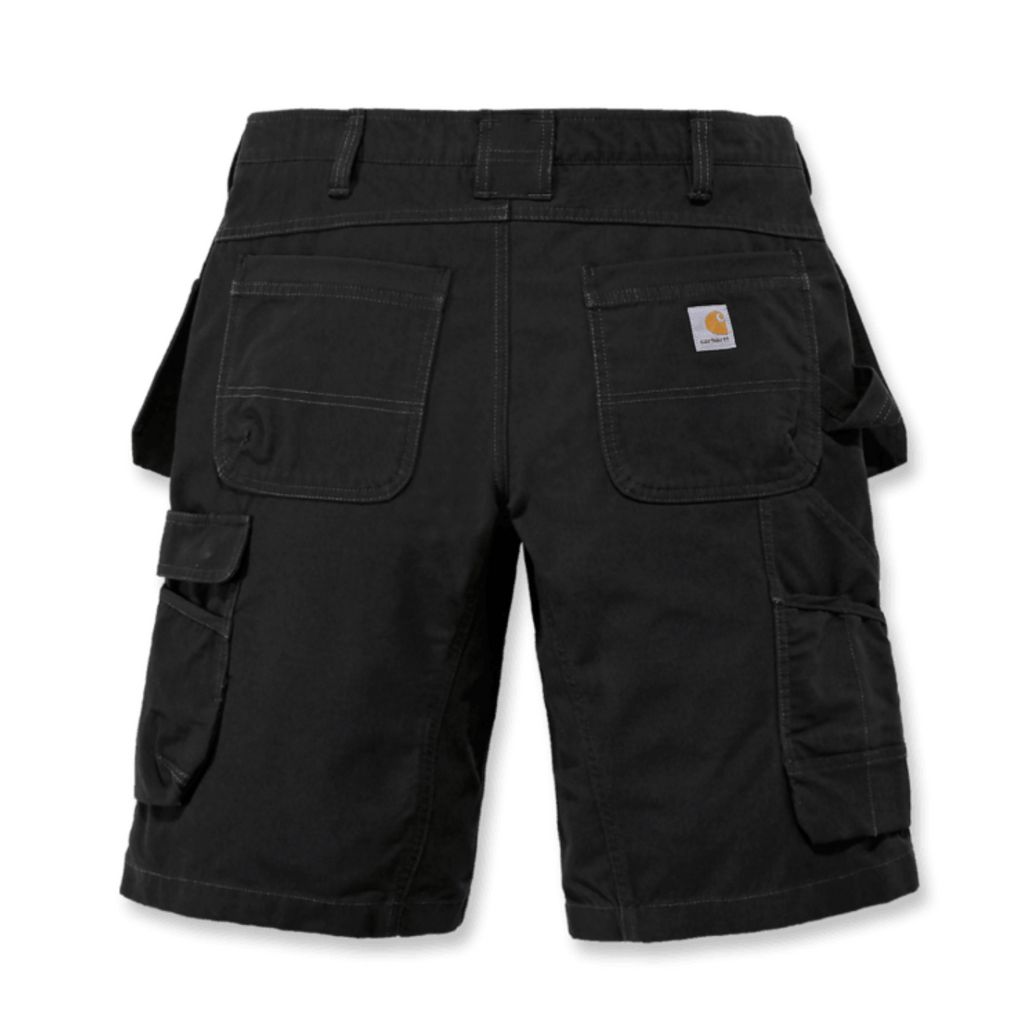 Calções Cargo de homem Carhartt Relaxed 12" Steel Rugged Flex™ Ripstop Pretos
