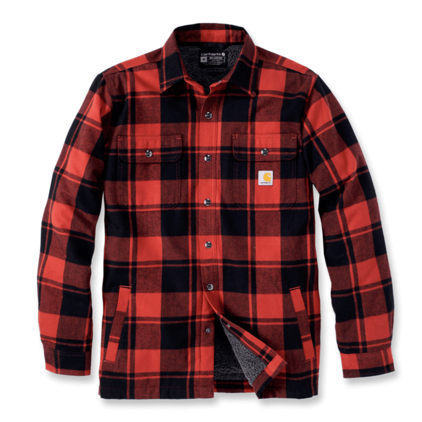 Casaco Flannel Sherpa Carhartt Vermelho