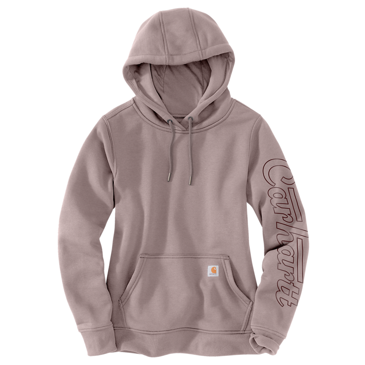 Sweatshirt with hood Rain Defender Hooded Carhartt Pink