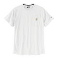 T-shirt com manga curta de homem Carhartt Force Flex em Branco