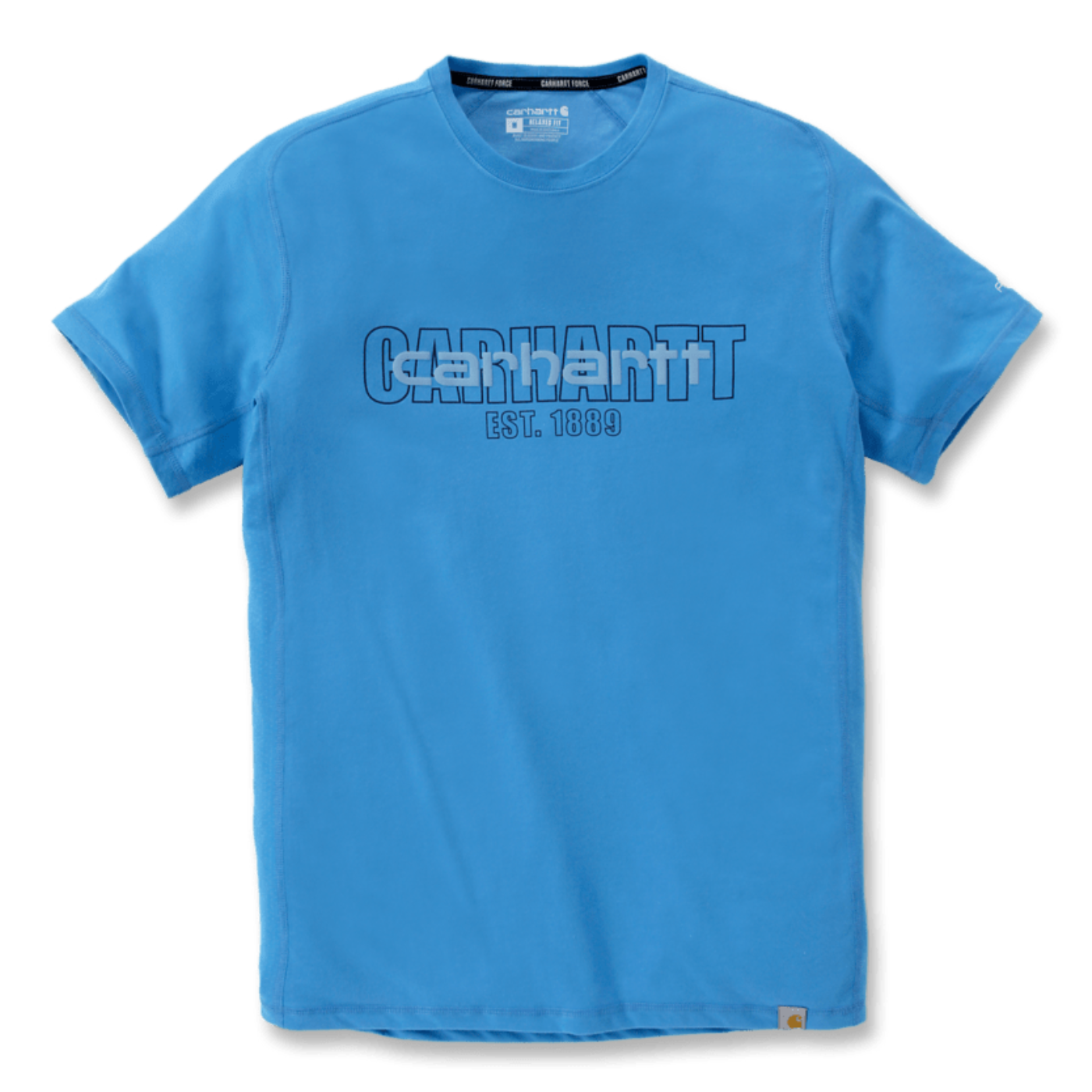 T-shirt com manga curta de homem Carhartt Force Graphic em Azul
