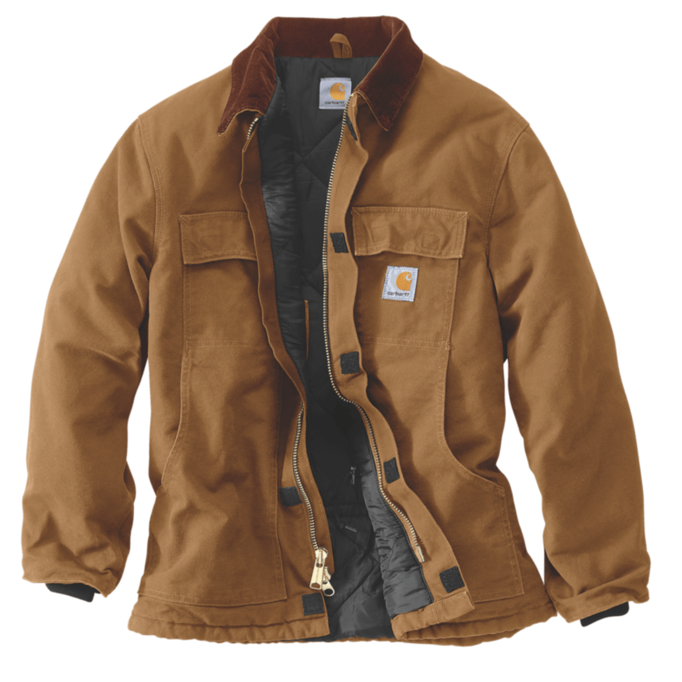 Casaco Carhartt Loose Fit Firm Duck Insulated em Castanho