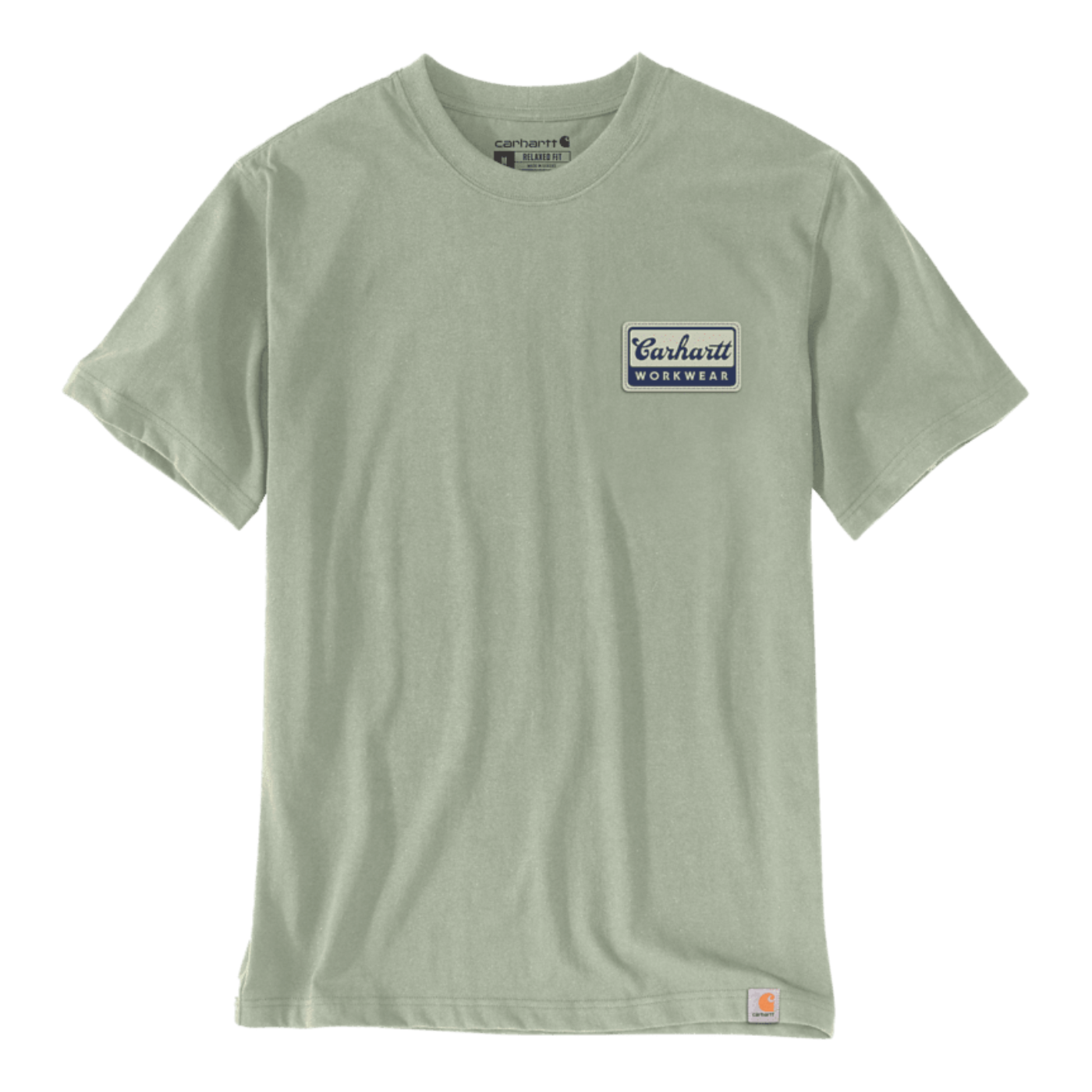 T-shirt com manga curta de homem Carhartt Patch em Verde