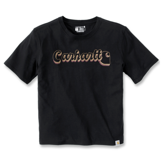 T-shirt Script Graphic Carhartt Preta