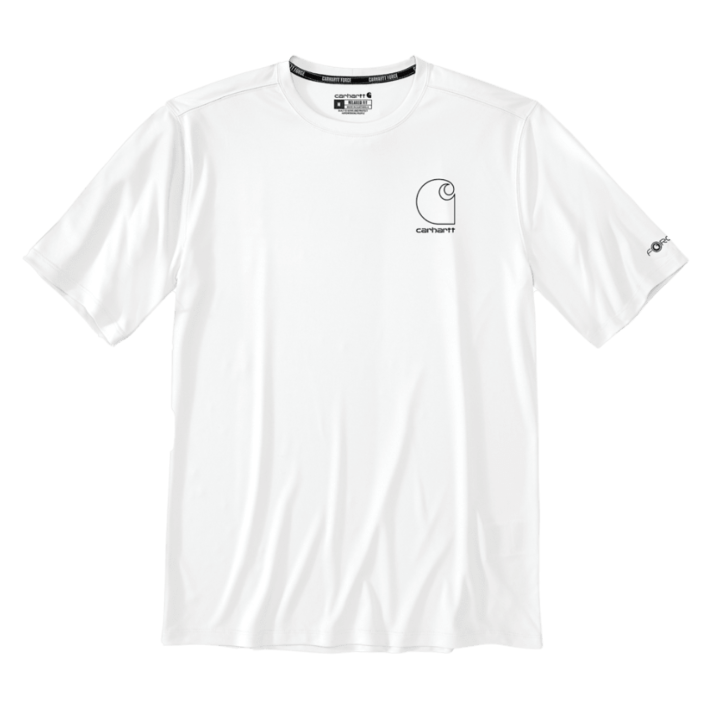 T-shirt com manga curta de homem Carhartt Force Sun Defender Branca