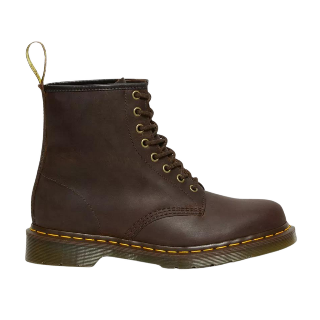 Botas Dr. Martens 1460 Crazy Horse para hombre, color marrón