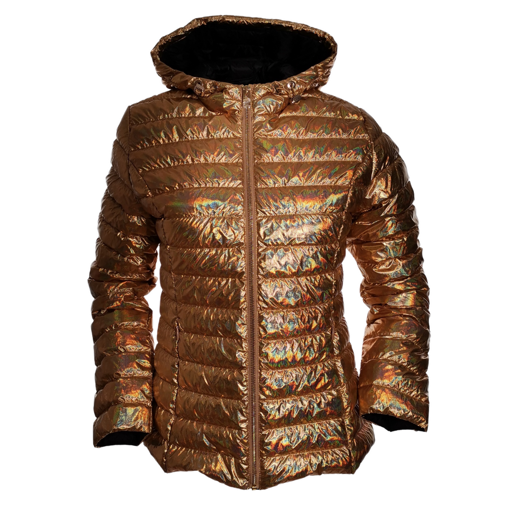 JOTT Clo Holographic Yellow Women's Jacket