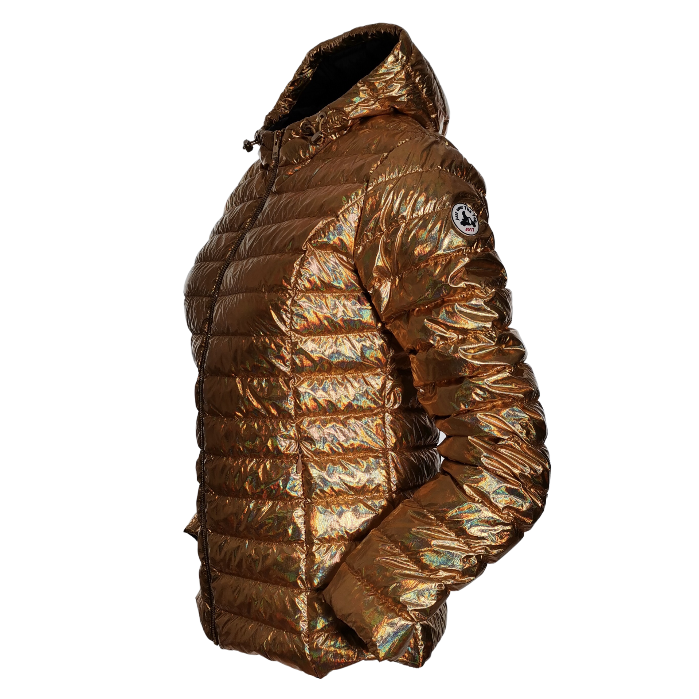 Casaco de mulher JOTT Clo Holográfico Amarelo