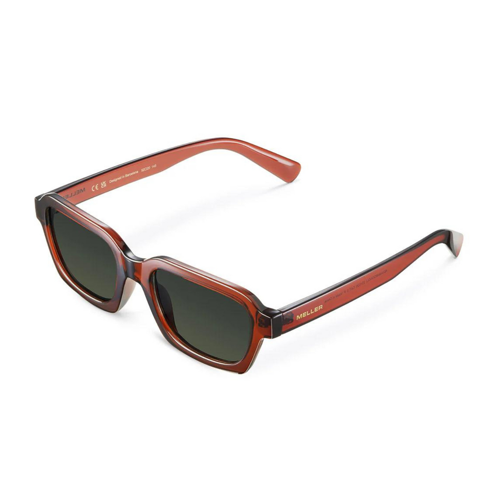 Meller Adisa Maroon and Olive Sunglasses