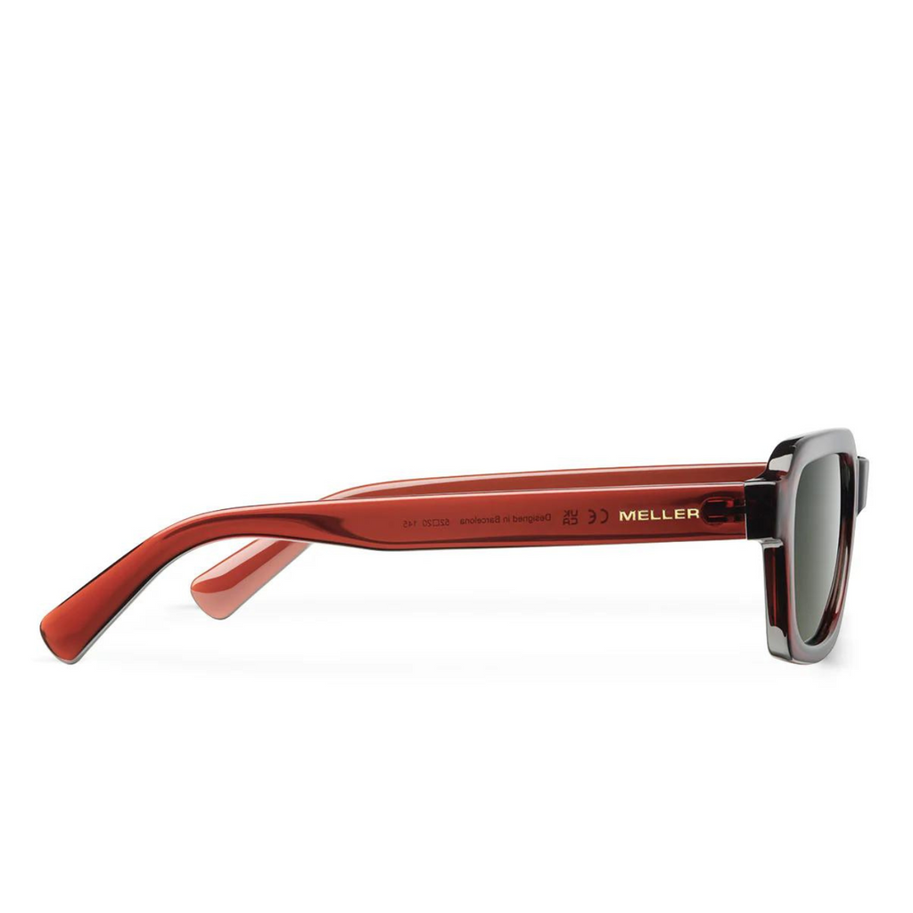 Meller Adisa Maroon and Olive Sunglasses
