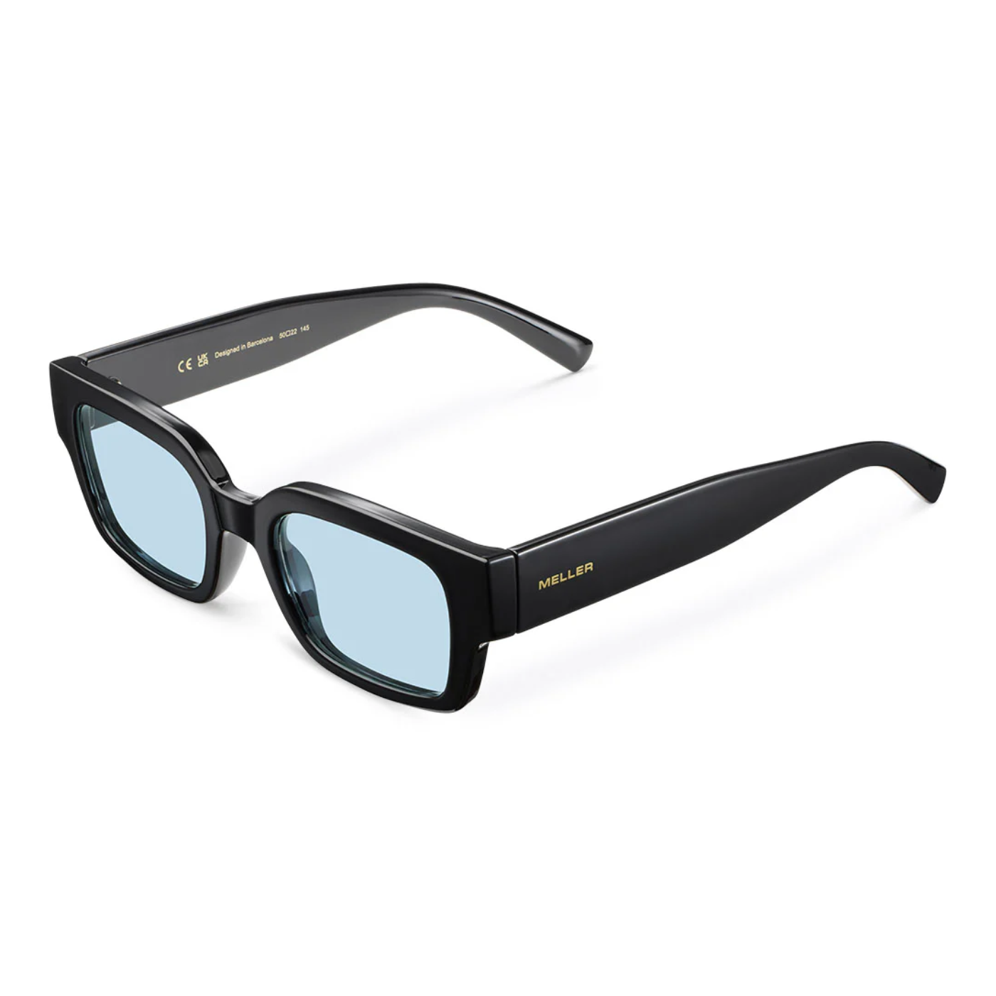 Meller Hamer Black Turquoise Sunglasses