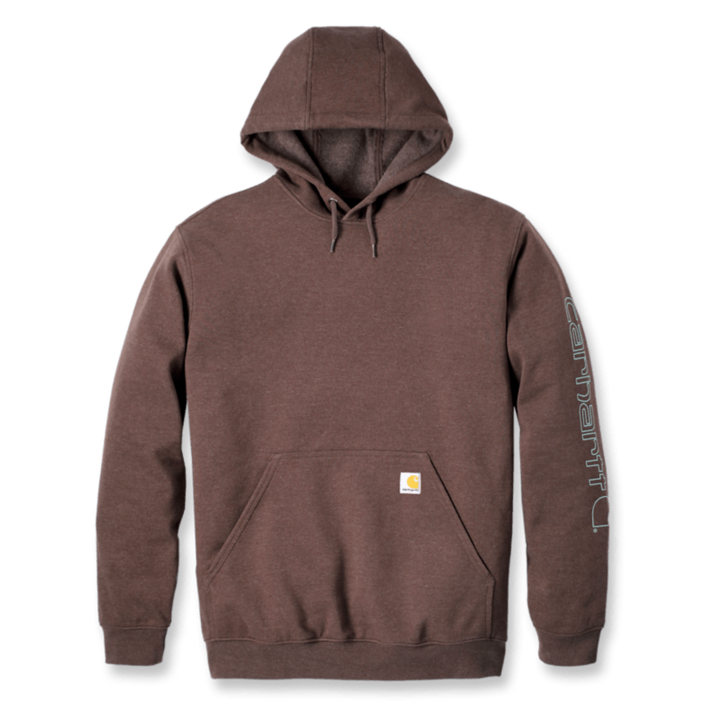 Sweatshirt c/ capuz Sleeve Logo Carhartt Café