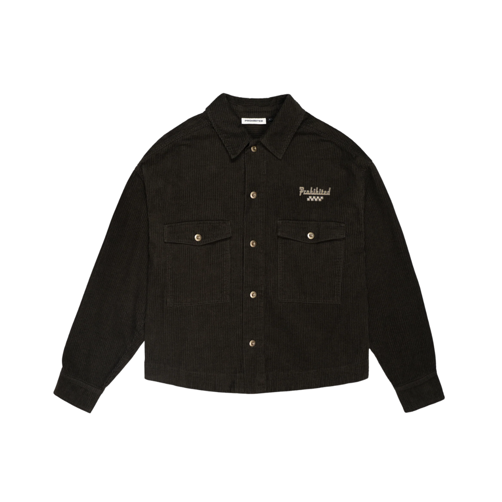 Prohibited Pitstop Brown Overshirt