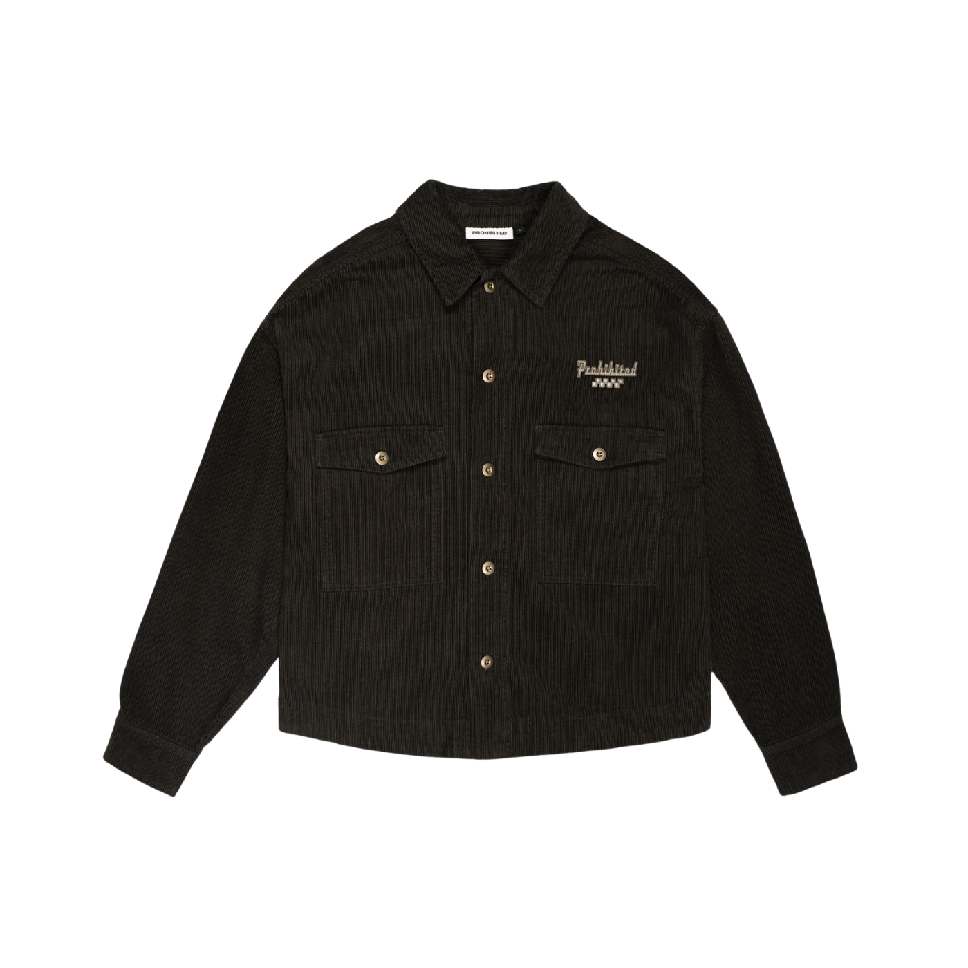 Prohibited Pitstop Brown Overshirt