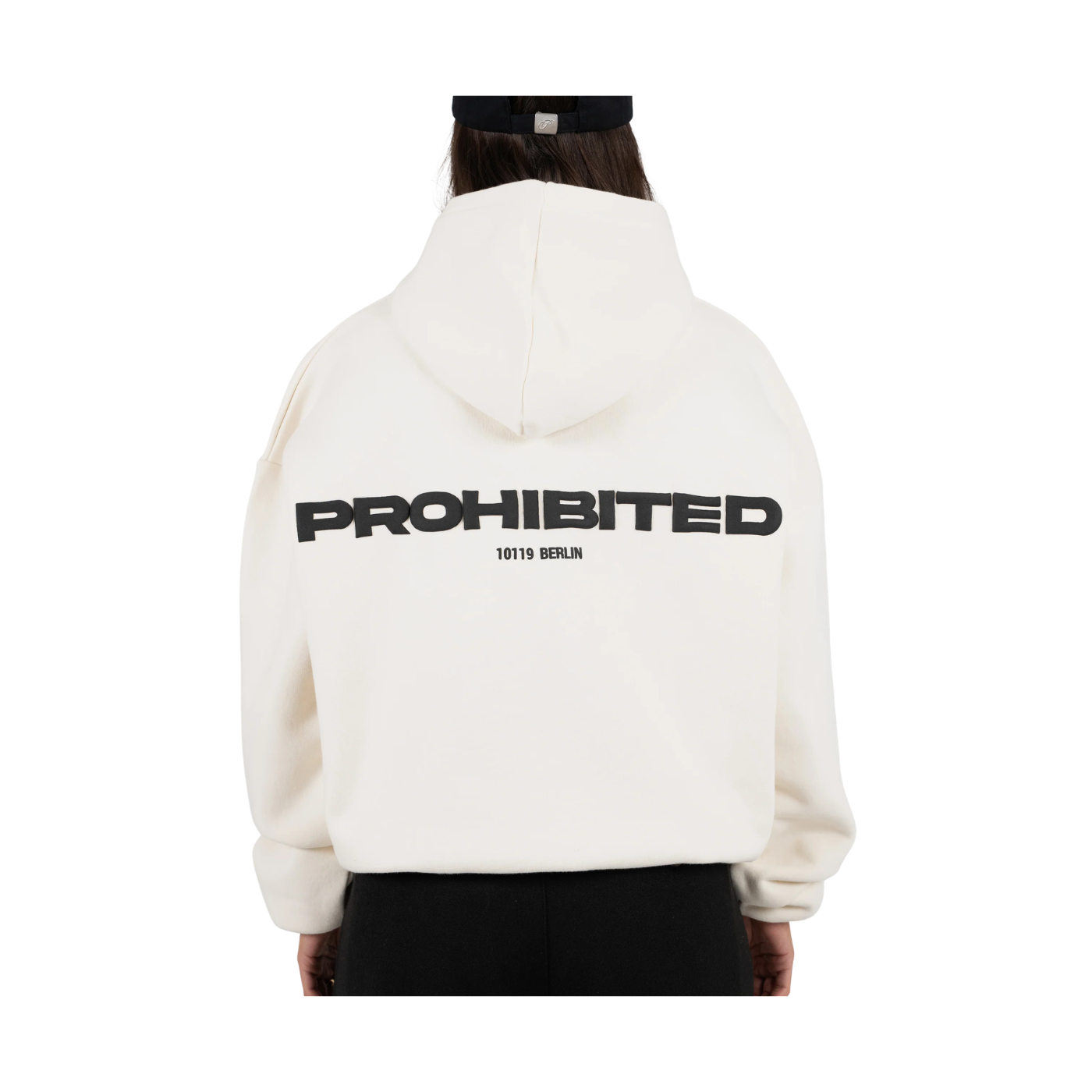 Hoodie Creme Prohibited 10119 Cardado Unissexo