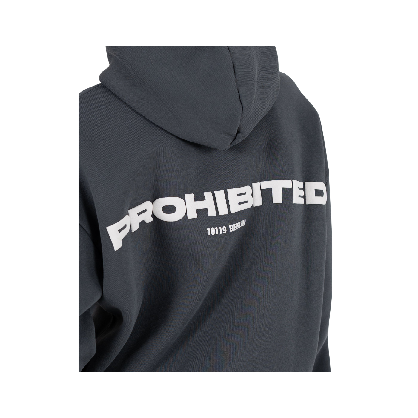 Hoodie Washed Stone Prohibited 10119 Cardado Unissexo