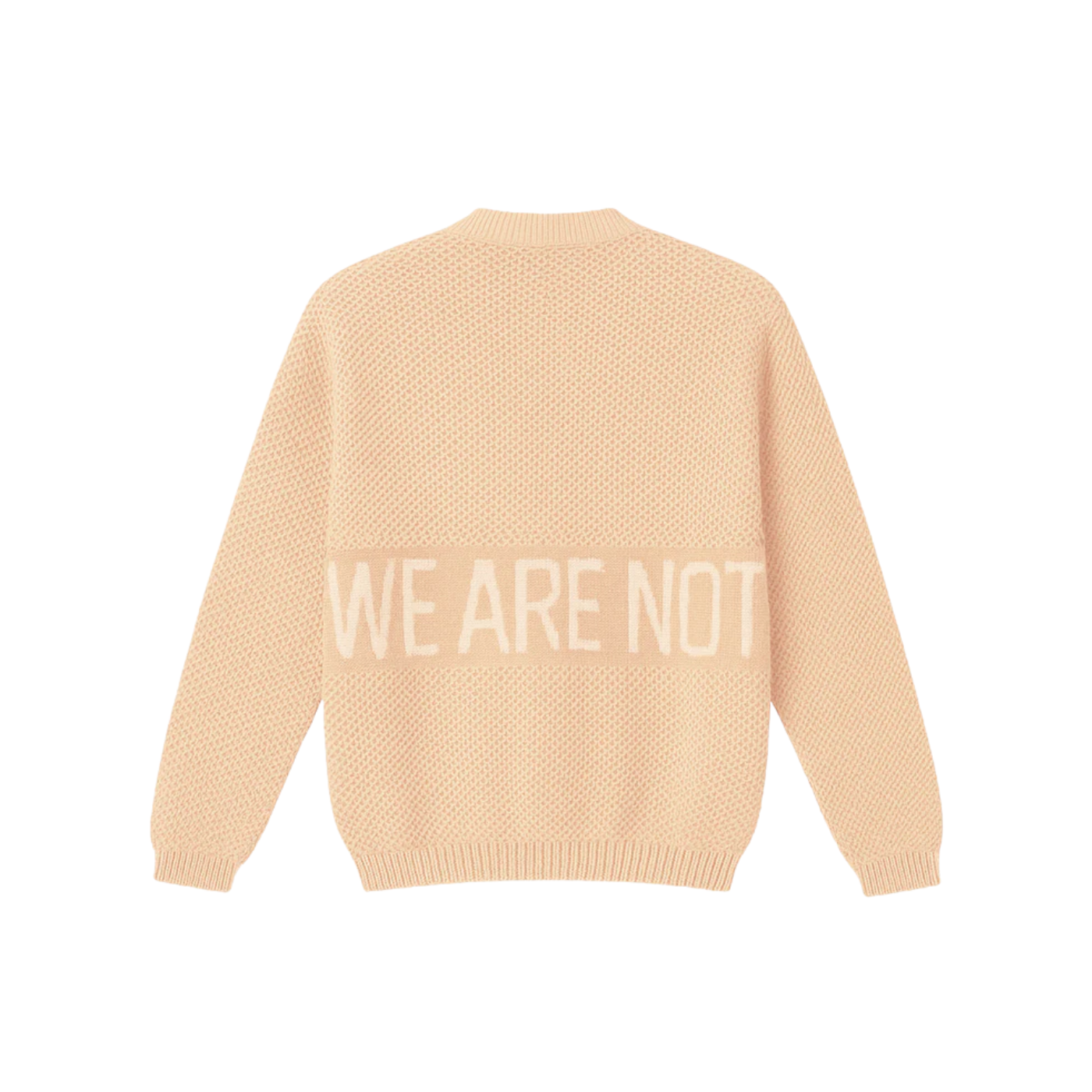 Sweatshirt We Are Not Friends em malha Friends Salmão