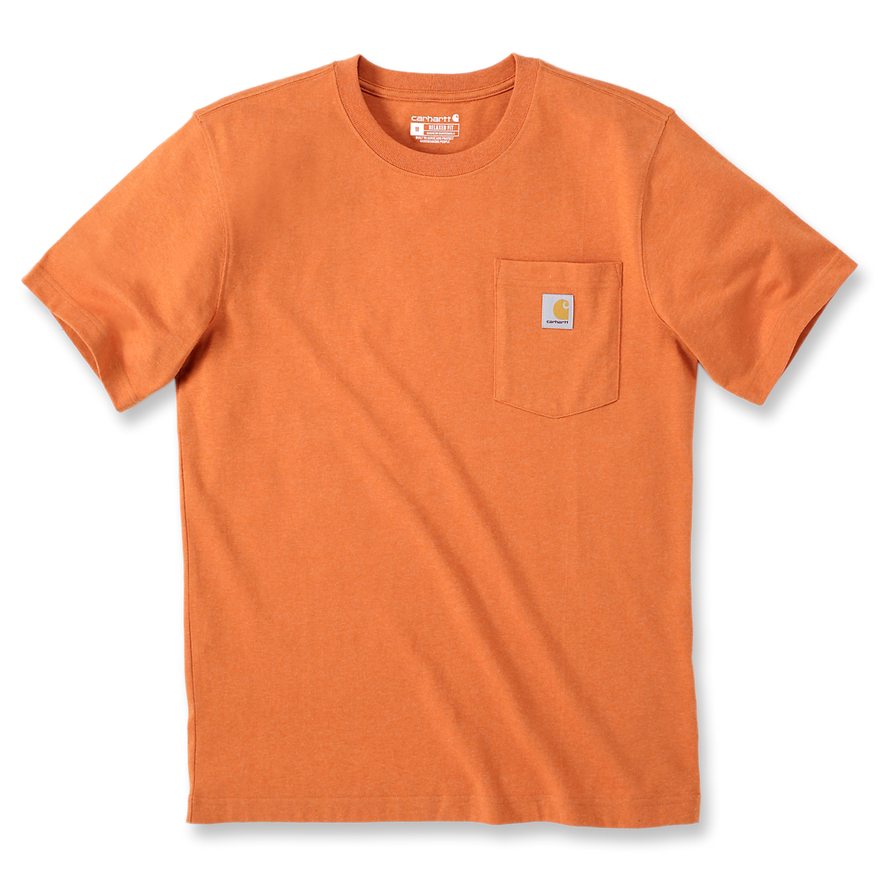 Carhartt Orange Workwear T-Shirt with Pocket