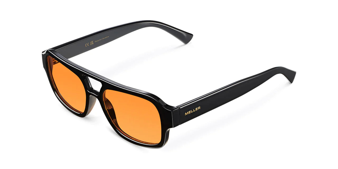 Óculos de sol Shipo Black Orange Meller