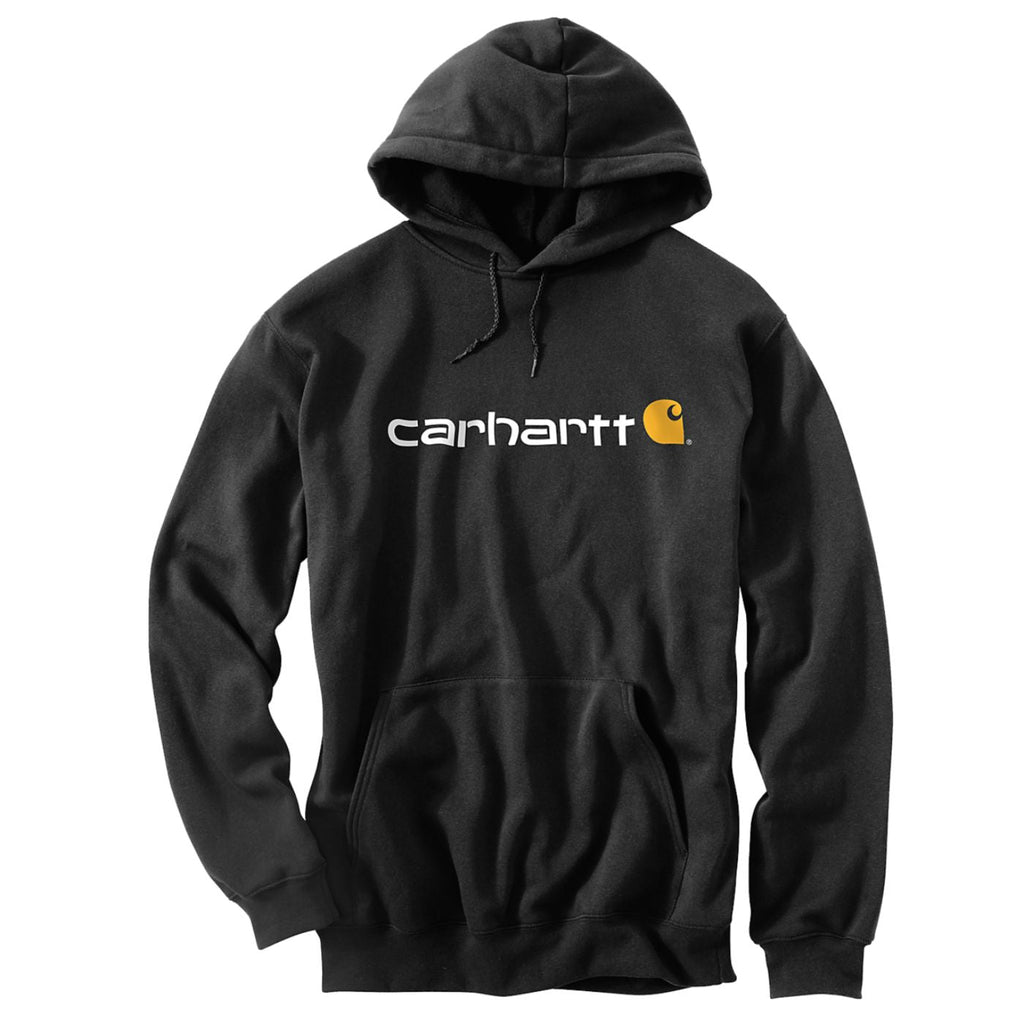 Sweatshirt c/capuz Signature Logo Carhartt Preta