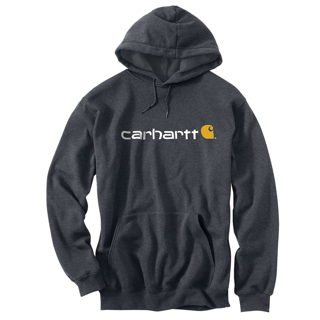 Sweatshirt c/capuz Signature Logo Carhartt Cinzenta