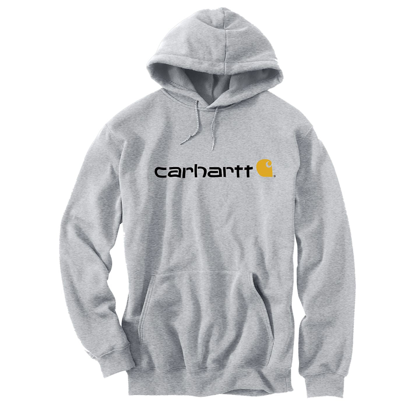 Sweatshirt c/capuz Signature Logo Carhartt Cinzenta