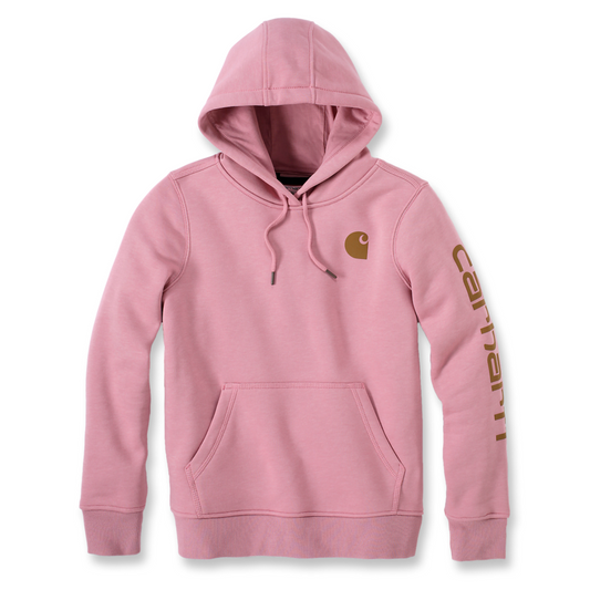 Sweatchirt with hood Logo Sleeve Carhartt