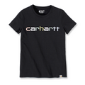 T-shirt de mulher Carhartt com logo estampado Preta