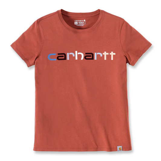 T-shirt with printed Carhartt logo
