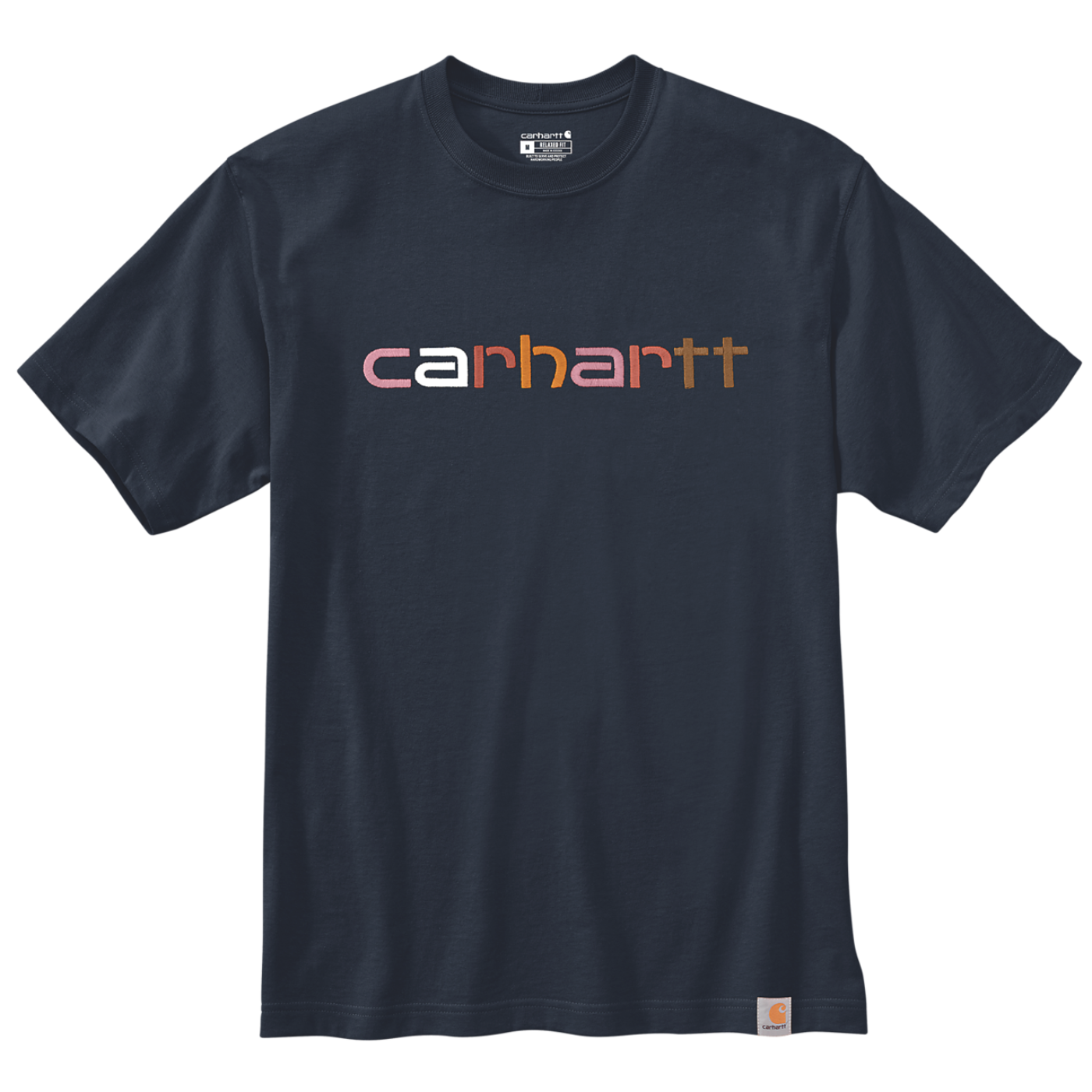T-shirt with printed Carhartt logo