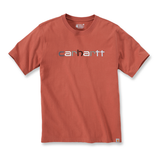 T-shirt with printed Carhartt logo