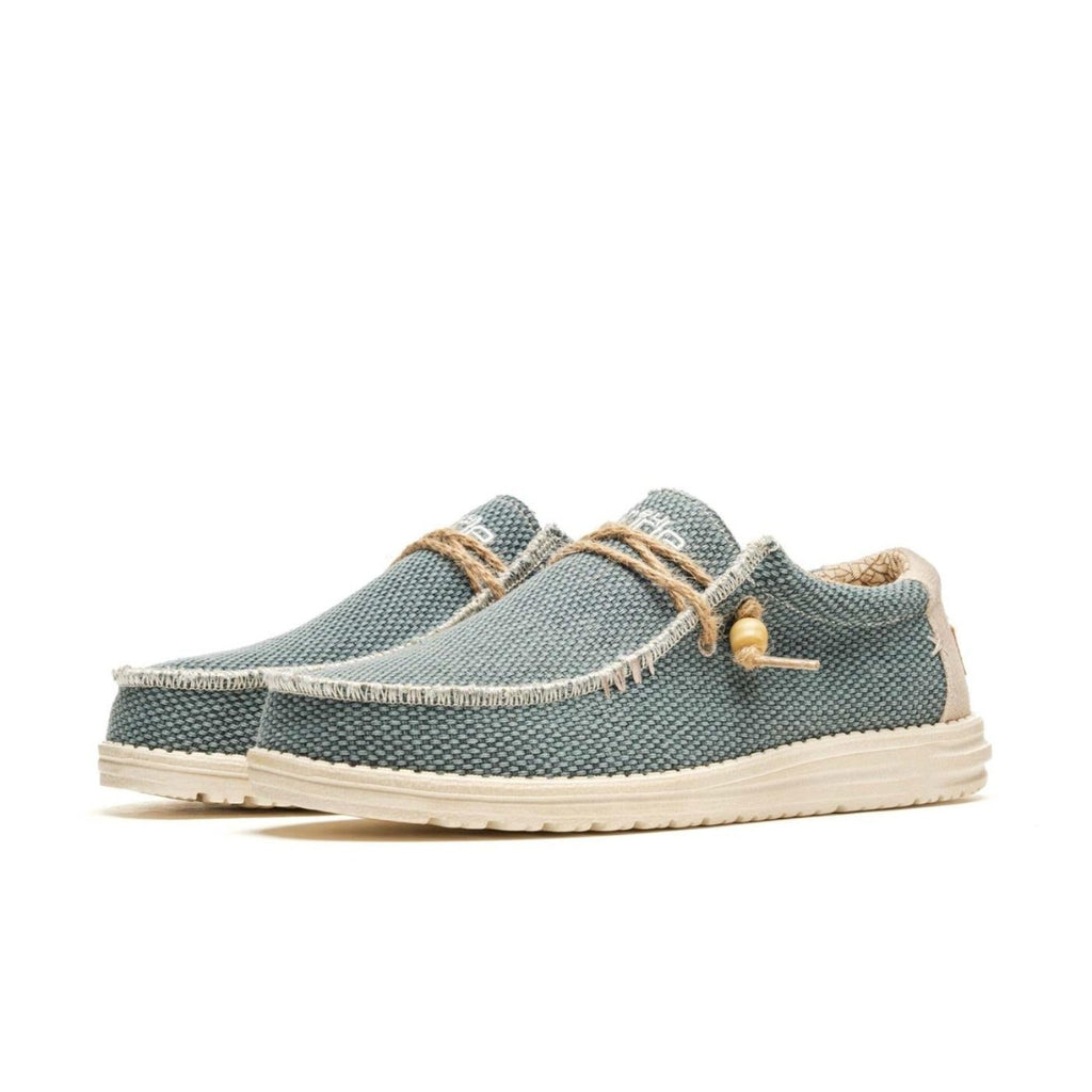 Wally Braided Jasper Turquoise Hey Dude Loafers