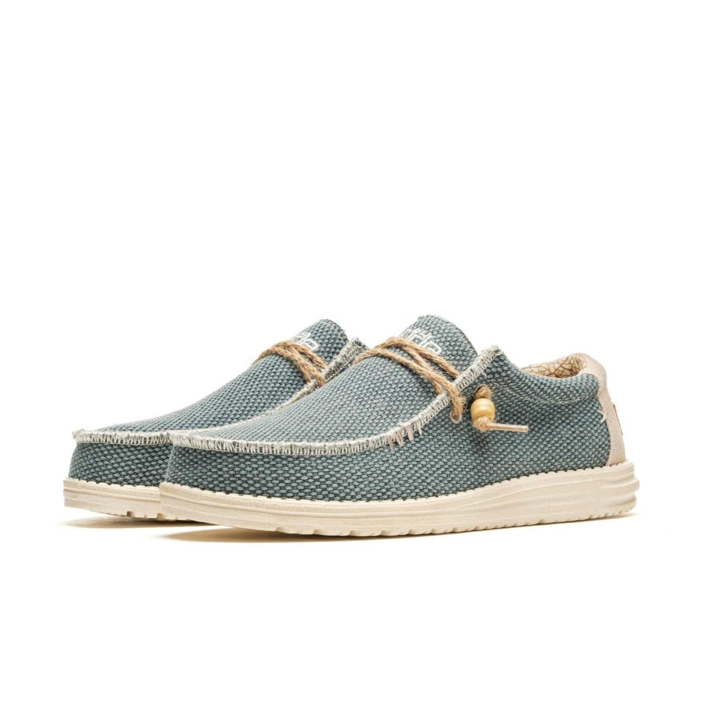 Wally Braided Jasper Turquoise Hey Dude Loafers