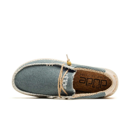 Wally Braided Jasper Turquoise Hey Dude Loafers