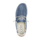 Moccasin Wally Linen Natural Blue Hey Dude