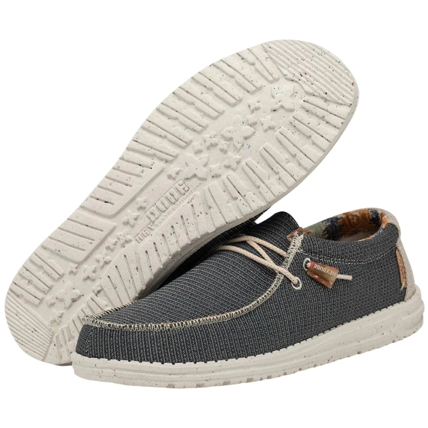 Wally Eco Sox Moccasin Blue Hey Dude