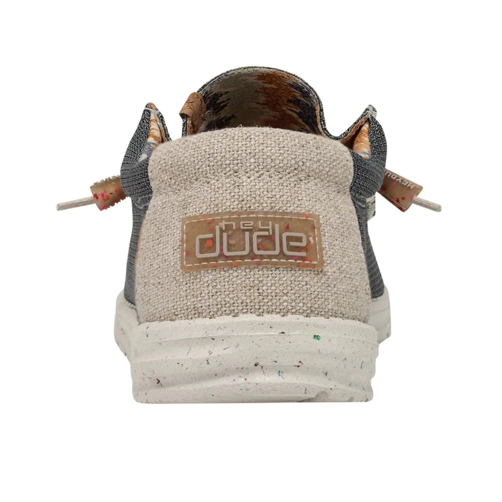 Wally Eco Sox Moccasin Blue Hey Dude