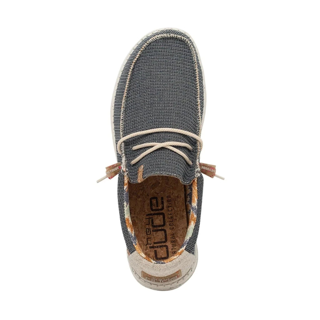 Wally Eco Sox Moccasin Blue Hey Dude