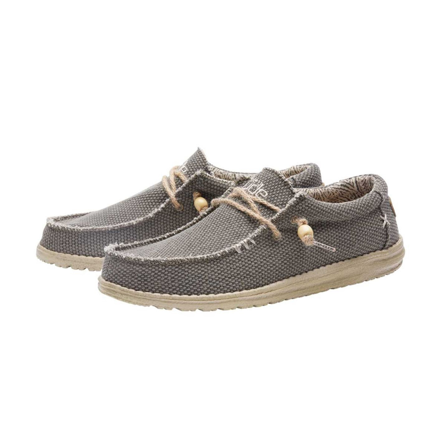 Moccasin Wally Braided Army Hey Dude
