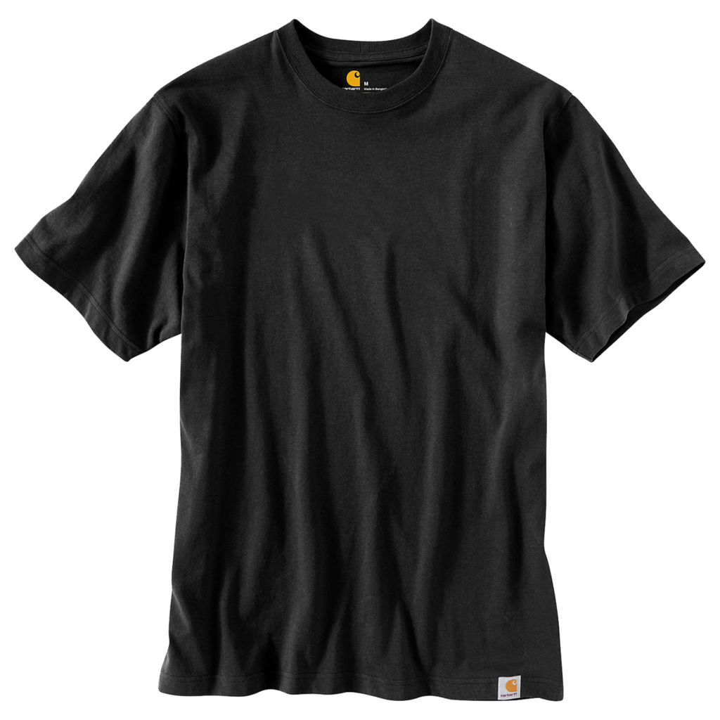 Camiseta negra de color liso de Carhartt Workwear