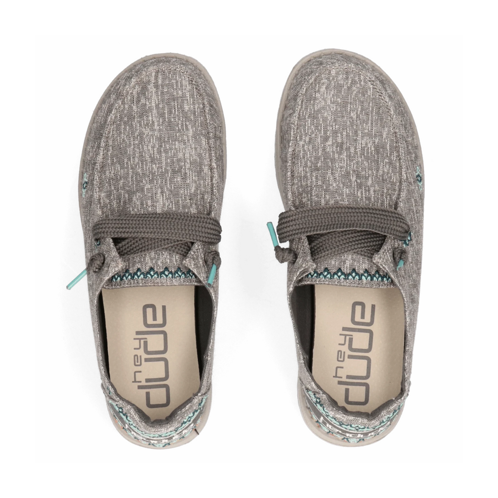 Moccasin Wendy Flora Gray Hey Dude