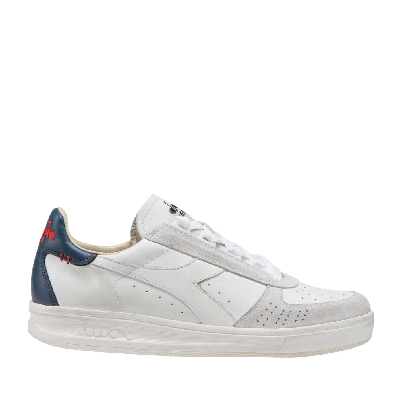 B. Elite HL Dirty White / Blue Denim Diadora Trainer