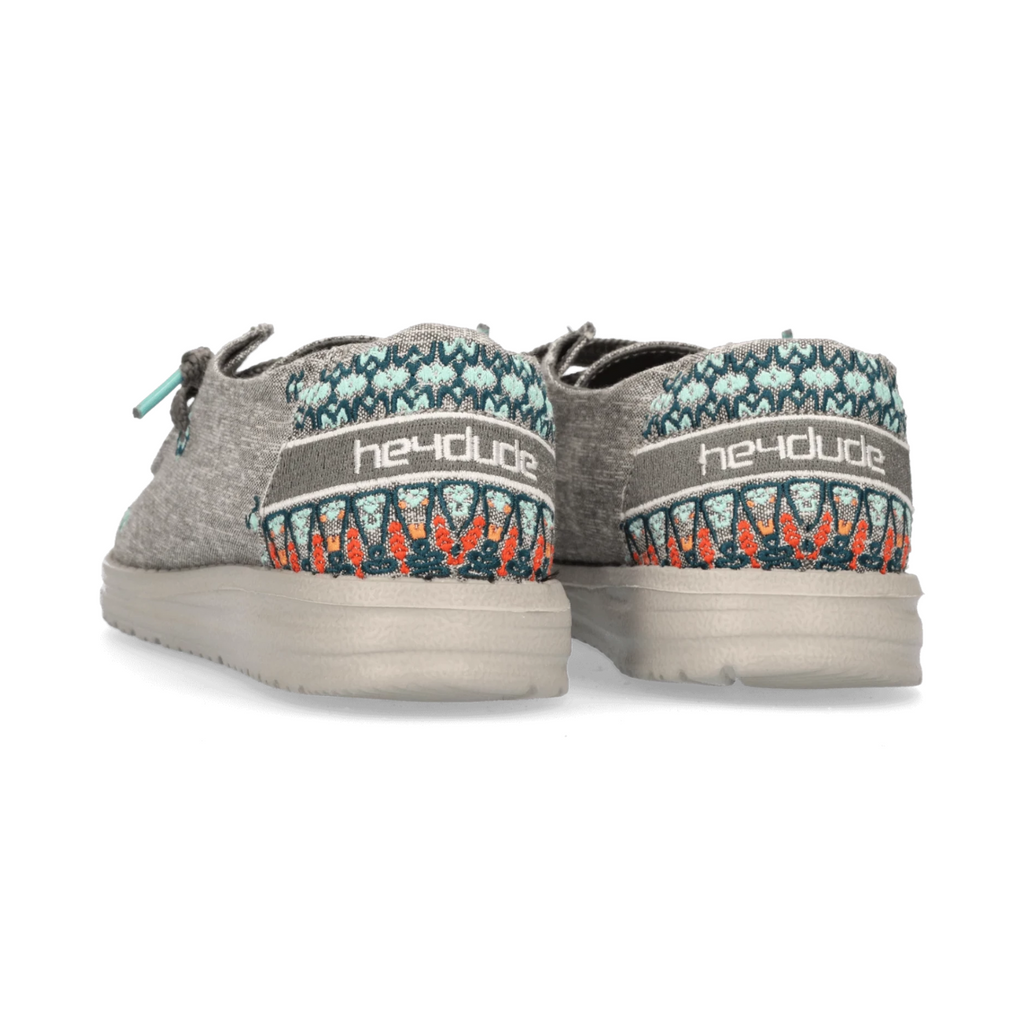 Moccasin Wendy Flora Gray Hey Dude