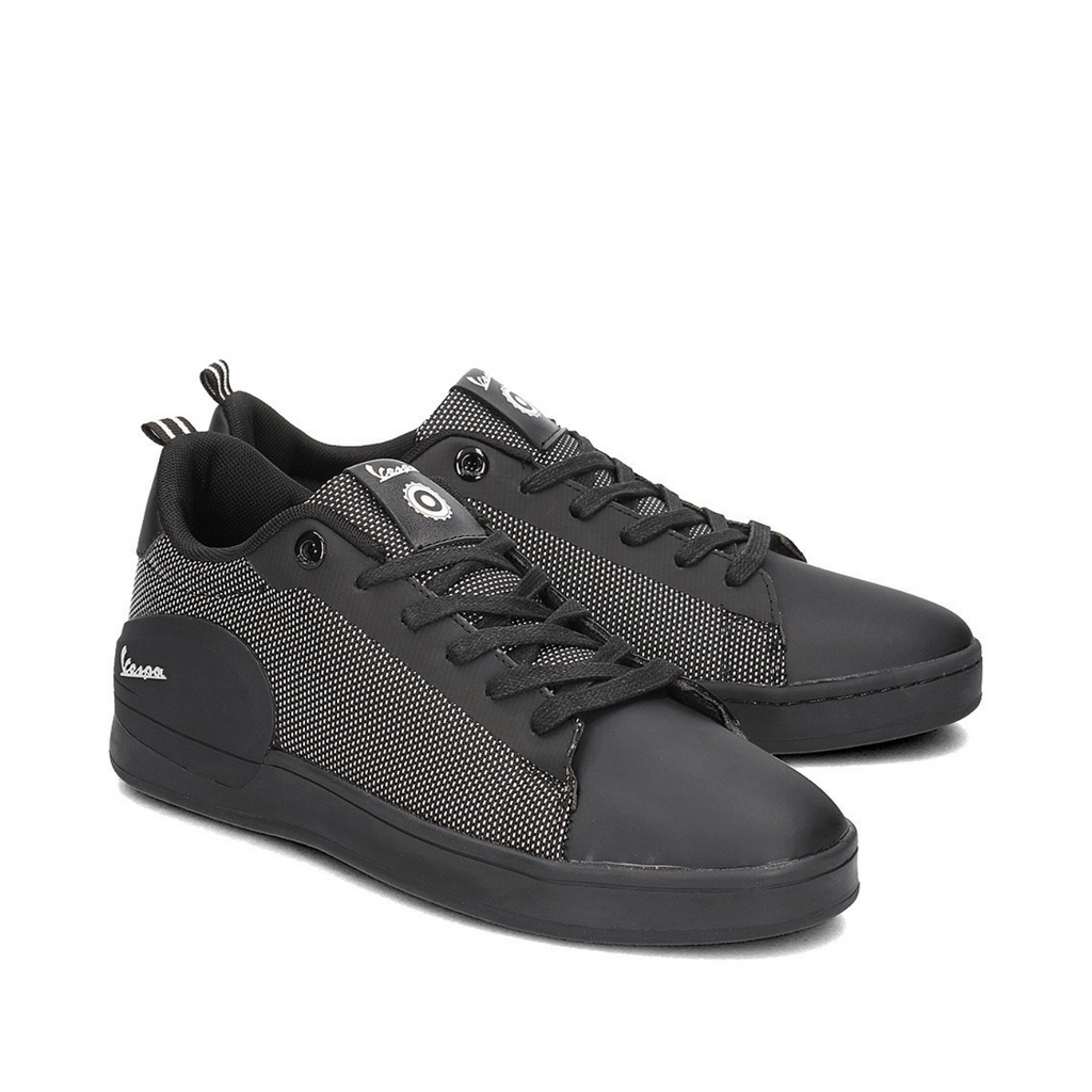 Vespa Freccia Men's Black Sneakers