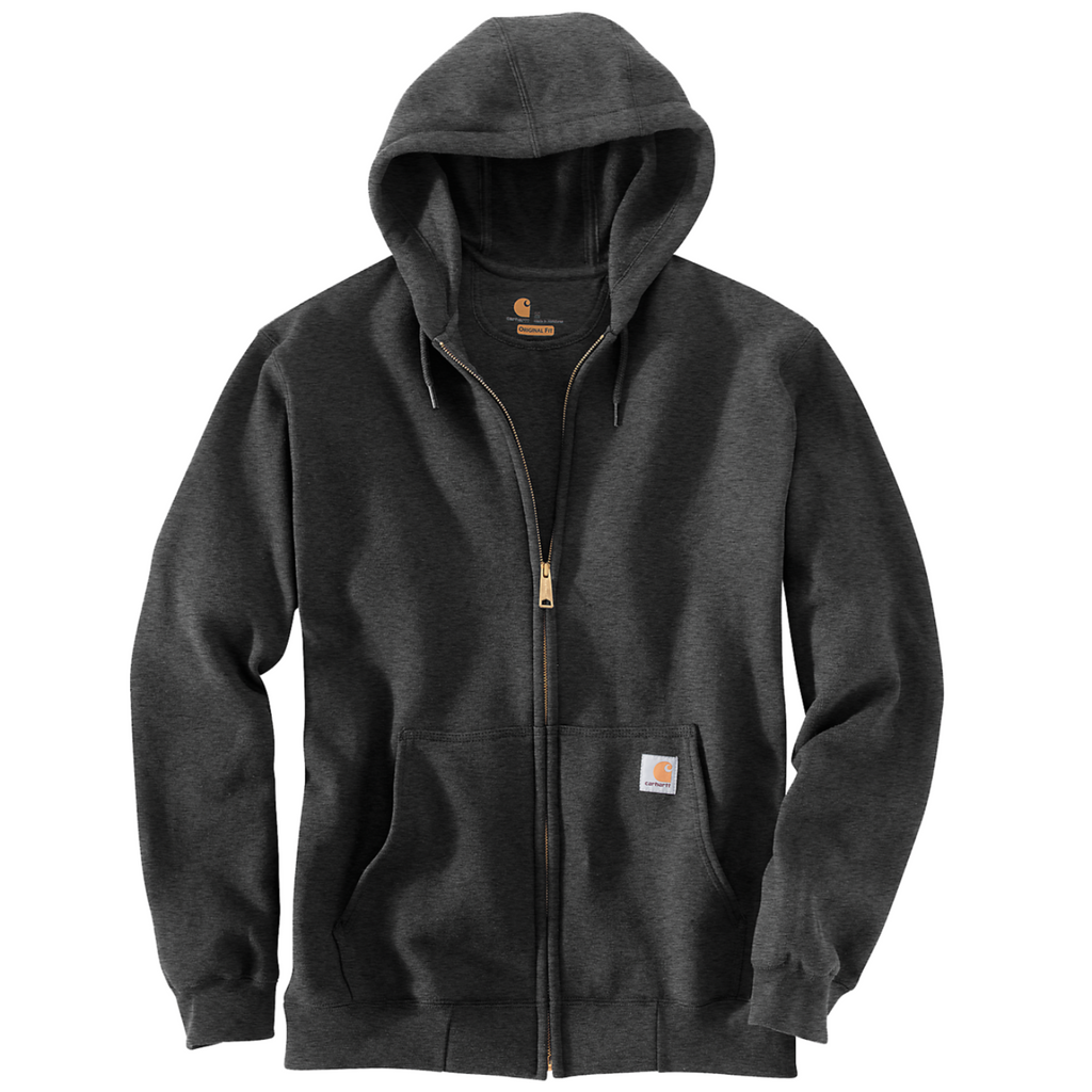 Carhartt Gray Zip Hooded Jacket